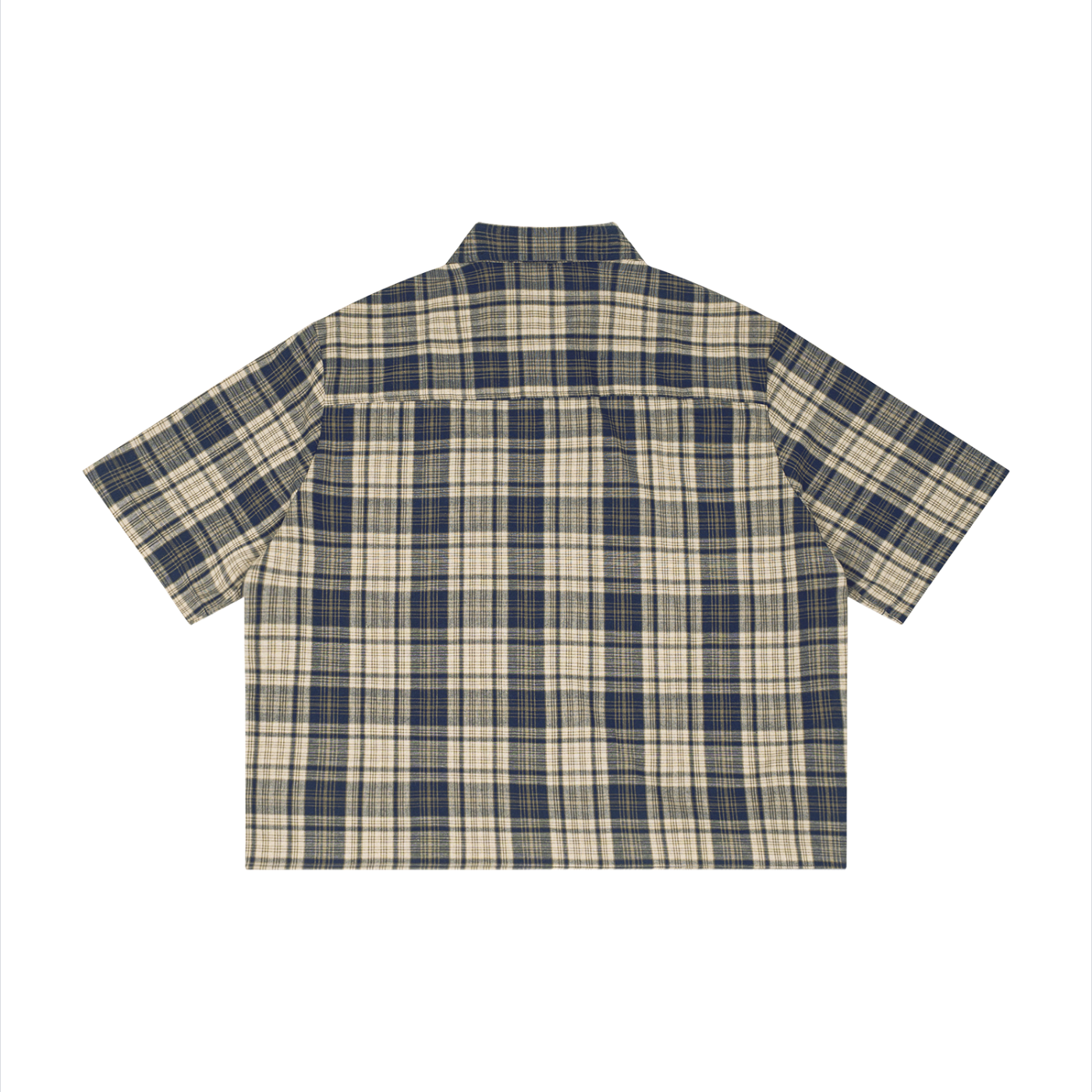 Blok blouse - blauw