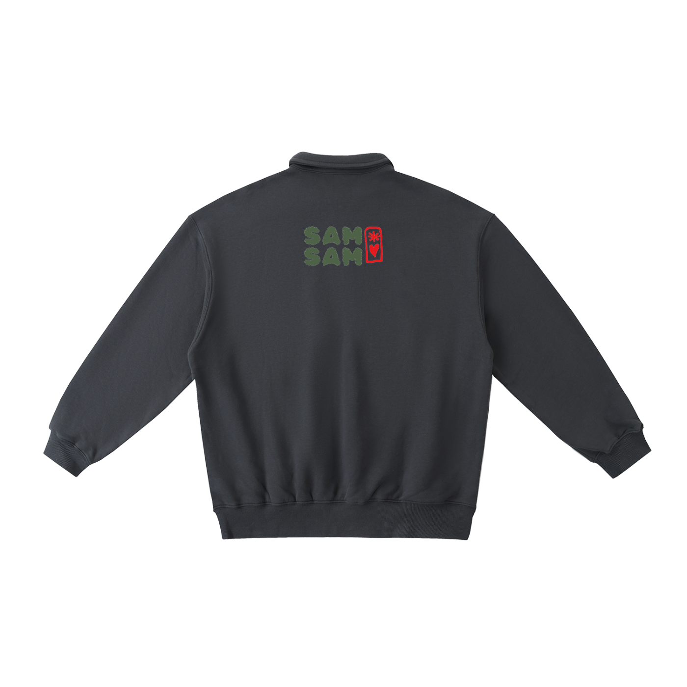 Polo trui - donker grijs