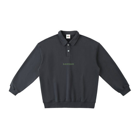 Polo trui - donker grijs